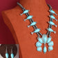 Wrangler Rustic Couture Bohemian Necklace and Earrings set TURQUOISE