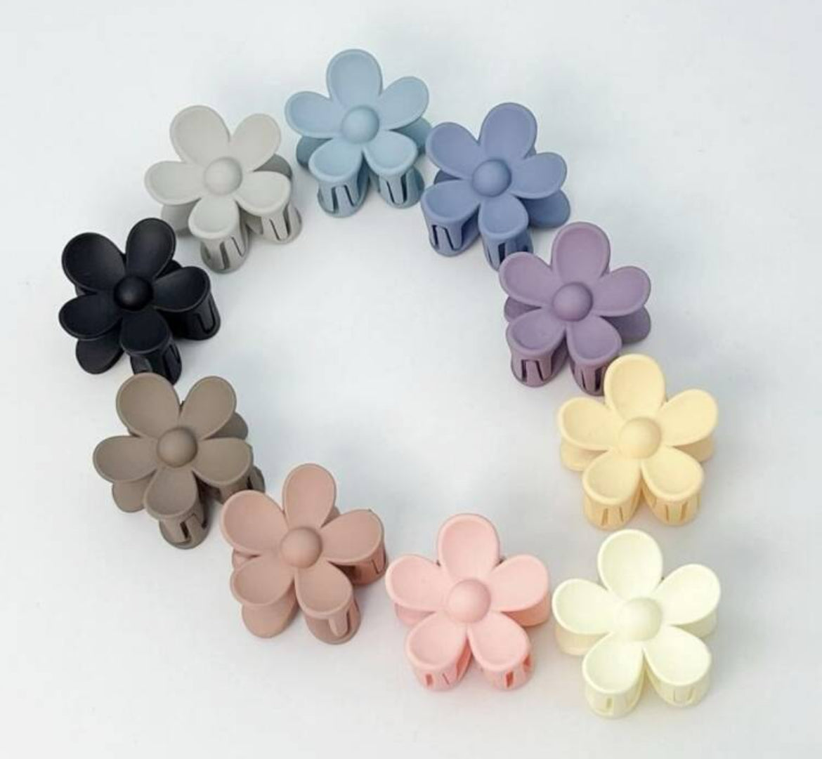 Mini Flower Claw Clip