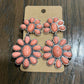 Coral Pink earrings