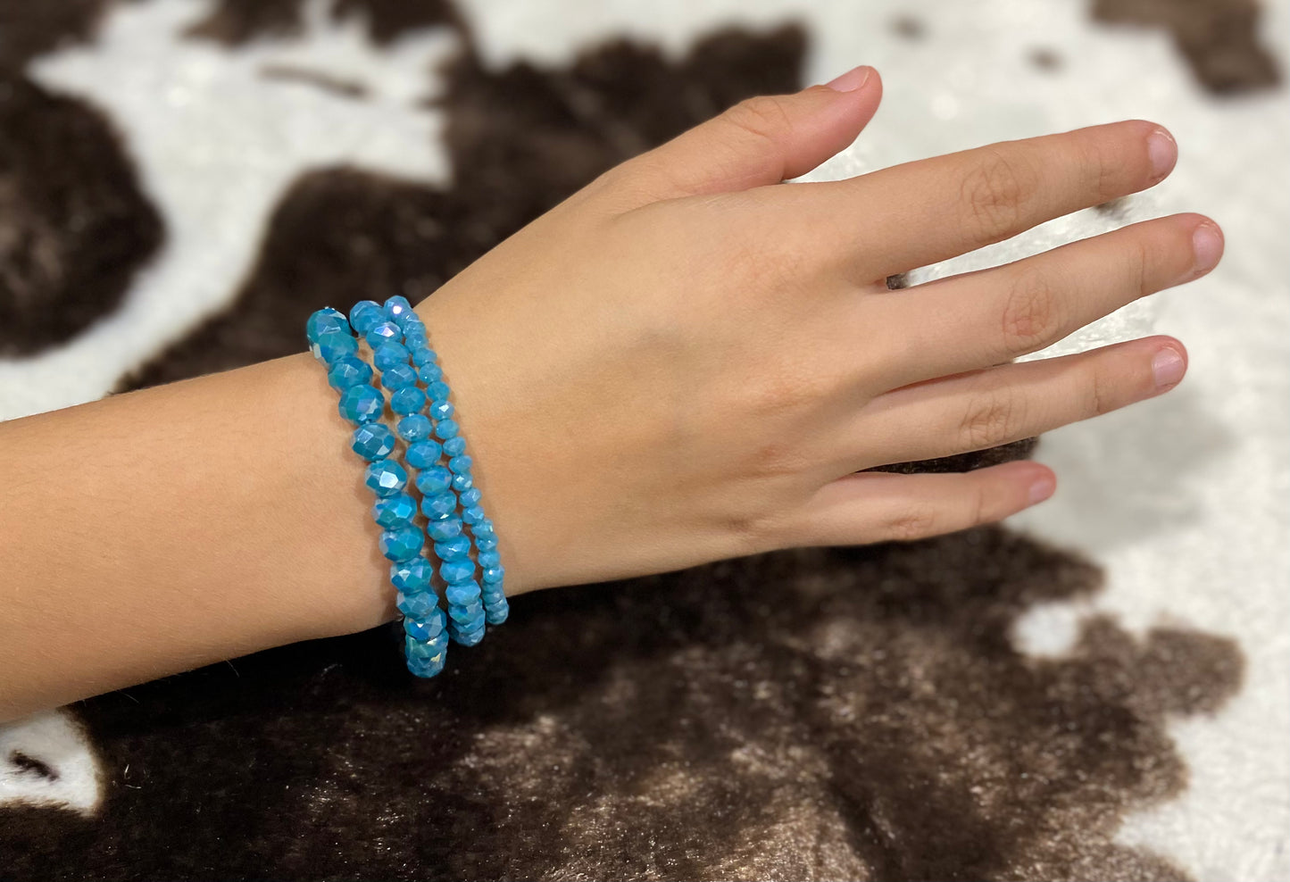 Blue Bead Bracelet